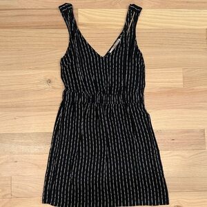 NWOT Navy and White Striped Dress